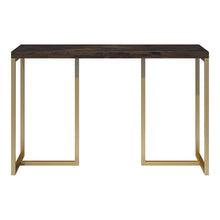 Load image into Gallery viewer, Ellannah Rectangular Wooden Console Table in Dark Brown
