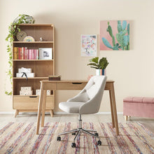 Load image into Gallery viewer, Anja Rectangular Wooden Console Table in Natural 
