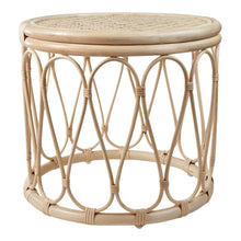 Load image into Gallery viewer, Tyra Round Rattan Side Table in Natural
