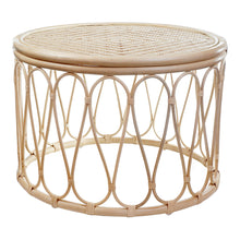 Load image into Gallery viewer, Tyra Round Rattan Coffee Table in Natural
