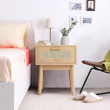 Load image into Gallery viewer, Disa Wooden Side Table in Natural 
