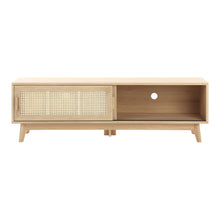 Load image into Gallery viewer, Disa Rattan Media Unit in Cream
