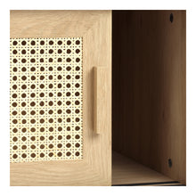 Load image into Gallery viewer, Disa Rattan Media Unit in Cream
