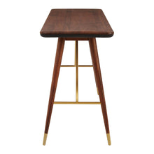Load image into Gallery viewer, Poppy Console Table in Brass Finish
