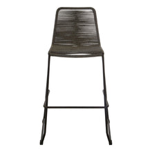 Load image into Gallery viewer, Britt Woven Rope Bar Stool Chair in Grey
