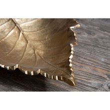 Load image into Gallery viewer, Amari Leaf Dish in Gold
