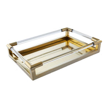 Load image into Gallery viewer, Xandra Tray in Gold Finish
