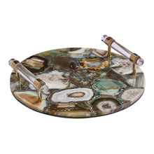Load image into Gallery viewer, Eletta Agate Tray in Green
