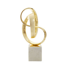 Load image into Gallery viewer, Amari Knot Sculpture in Gold

