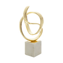 Load image into Gallery viewer, Amari Knot Sculpture in Gold
