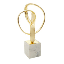 Load image into Gallery viewer, Amari Knot Sculpture in Gold
