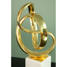 Load image into Gallery viewer, Amari Knot Sculpture in Gold
