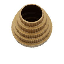 Load image into Gallery viewer, Amalia Vase in Gold And Black
