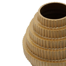 Load image into Gallery viewer, Amalia Vase in Gold And Black
