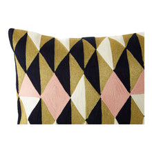 Load image into Gallery viewer, Gina Geometric Design Cushion in Pink
