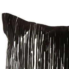 Load image into Gallery viewer, Gina Bark Effect Cushion in Black
