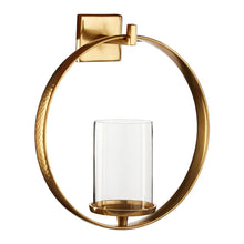 Load image into Gallery viewer, Rory Round Wall Sconce in Gold Finish
