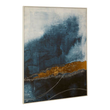 Load image into Gallery viewer, Kirsten Wall Art in Blue And Gold
