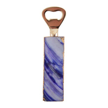 Load image into Gallery viewer, Megan Agate Opener &amp; Stopper Set in Blue
