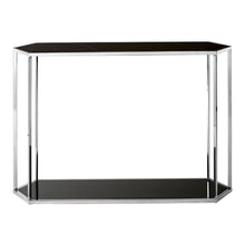 Load image into Gallery viewer, Haley Oblong Marble Console Table in Black
