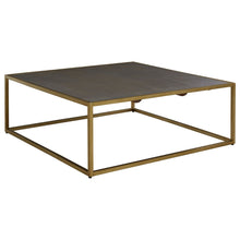 Load image into Gallery viewer, Tori Square Coffee Table in Dark Brown

