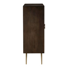 Load image into Gallery viewer, Winona Small Mango Wood Drinks Cabinet in Dark Brown
