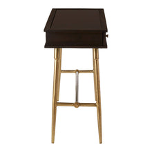 Load image into Gallery viewer, Winona Console Table in Antique Brass
