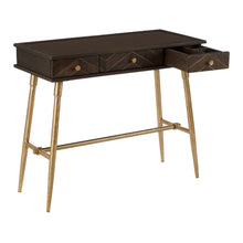 Load image into Gallery viewer, Winona Console Table in Antique Brass
