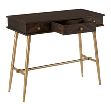 Load image into Gallery viewer, Winona Console Table in Antique Brass
