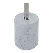 Load image into Gallery viewer, Tia Marble Side Table in Silver
