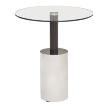 Load image into Gallery viewer, Tisa Round Side Table in Silver
