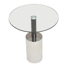 Load image into Gallery viewer, Tisa Round Side Table in Silver
