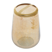 Load image into Gallery viewer, Cassidy Glass Toothbrush Holder in Gold
