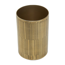 Load image into Gallery viewer, Lottie Linear Bathroom Tumbler in Gold
