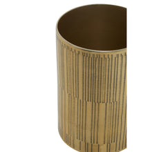 Load image into Gallery viewer, Lottie Linear Bathroom Tumbler in Gold
