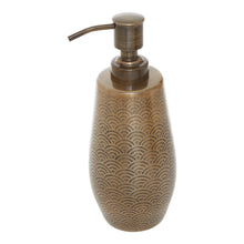 Load image into Gallery viewer, Lottie Patterned Soap Dispenser in Gold
