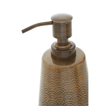 Load image into Gallery viewer, Lottie Patterned Soap Dispenser in Gold
