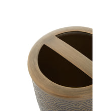 Load image into Gallery viewer, Lottie Patterned Toothbrush Holder in Gold
