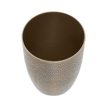 Load image into Gallery viewer, Lottie Patterned Bathroom Tumbler in Gold
