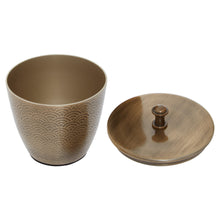 Load image into Gallery viewer, Lottie Patterned Storage Jar in Gold
