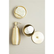 Load image into Gallery viewer, Lottie Patterned Storage Jar in Gold
