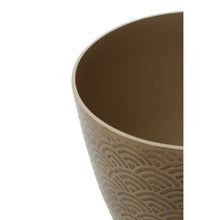 Load image into Gallery viewer, Lottie Patterned Storage Jar in Gold
