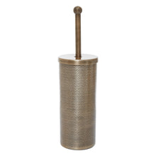 Load image into Gallery viewer, Lottie Patterned Toilet Brush in Gold
