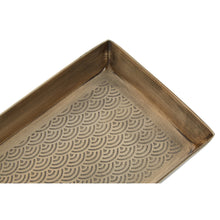 Load image into Gallery viewer, Lottie Patterned Tray in Gold

