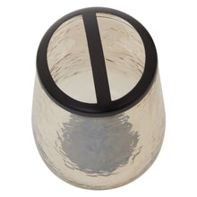 Load image into Gallery viewer, Cassidy Glass Toothbrush Holder in Gold/Black
