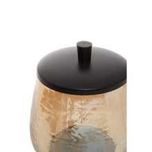 Load image into Gallery viewer, Cassidy Glass Storage Jar in Gold/Black

