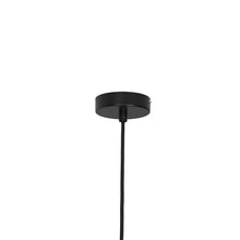 Load image into Gallery viewer, Lolly Ceiling Lamp Black Metal and White Opal Glass
