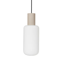 Load image into Gallery viewer, Lolly Ceiling Lamp Sand Metal and White Opal Glass
