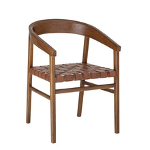 Load image into Gallery viewer, Vitus Leather Dining Chair in Brown
