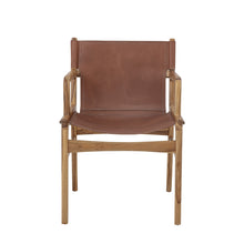 Load image into Gallery viewer, Ollie Leather Chair in Brown

